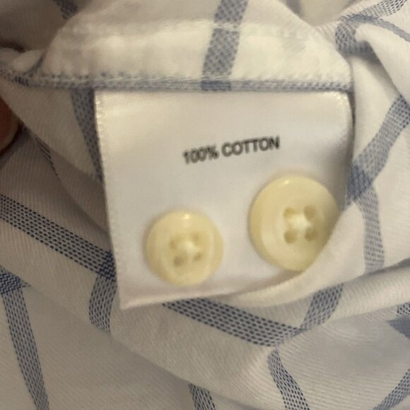 Peter Millar Long Fetlock Autumn Soft Cot ,Button‎ Sport Woven Shirt Men M White - Picture 12 of 14